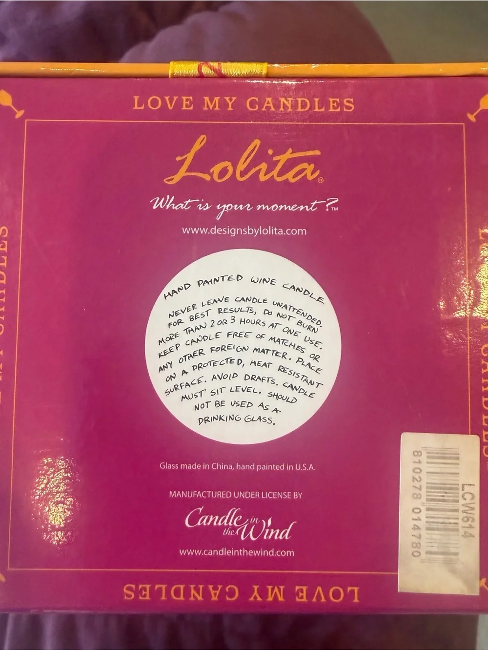 Lolita wine glass